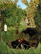 Henri Rousseau The Merry Jesters France oil painting artist